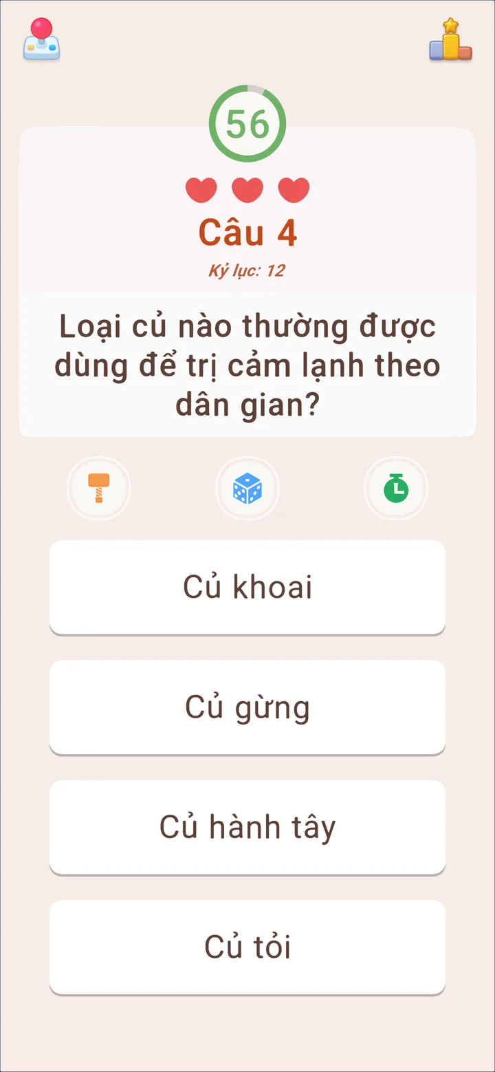 Màn hình Đố Vui Hại Não 4